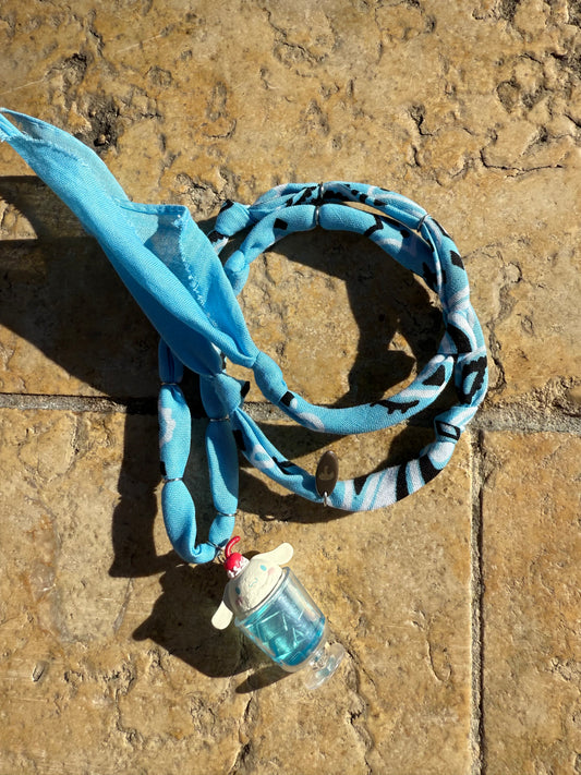 CINNAMOROLL // Baby Blue Handmade Bandana Necklace