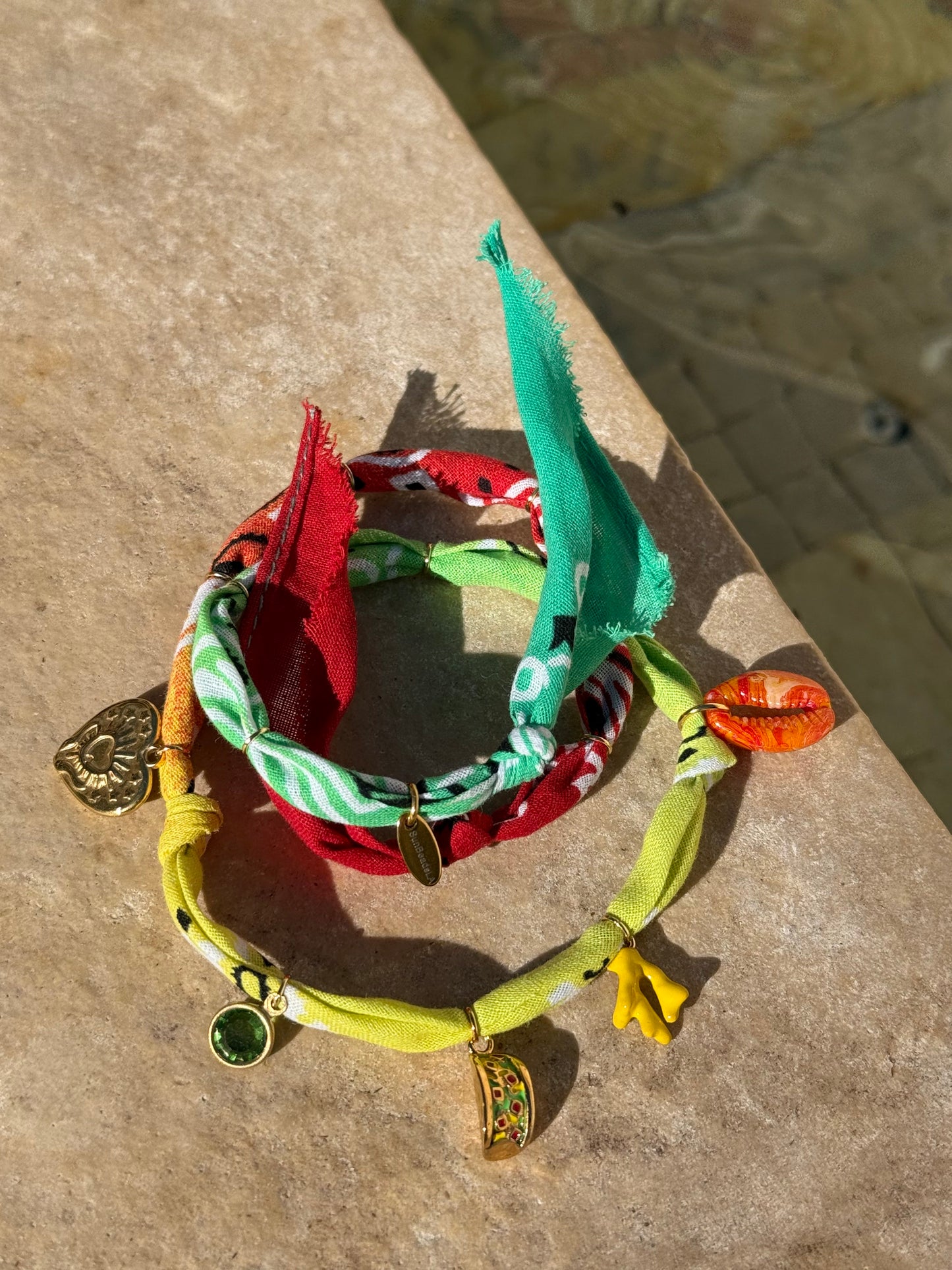 TACOS ARE MY FRIENDS // Gradient Handmade Bandana Necklace