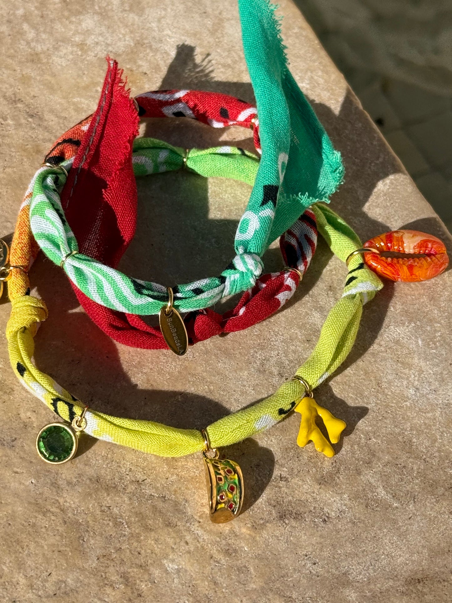 TACOS ARE MY FRIENDS // Gradient Handmade Bandana Necklace